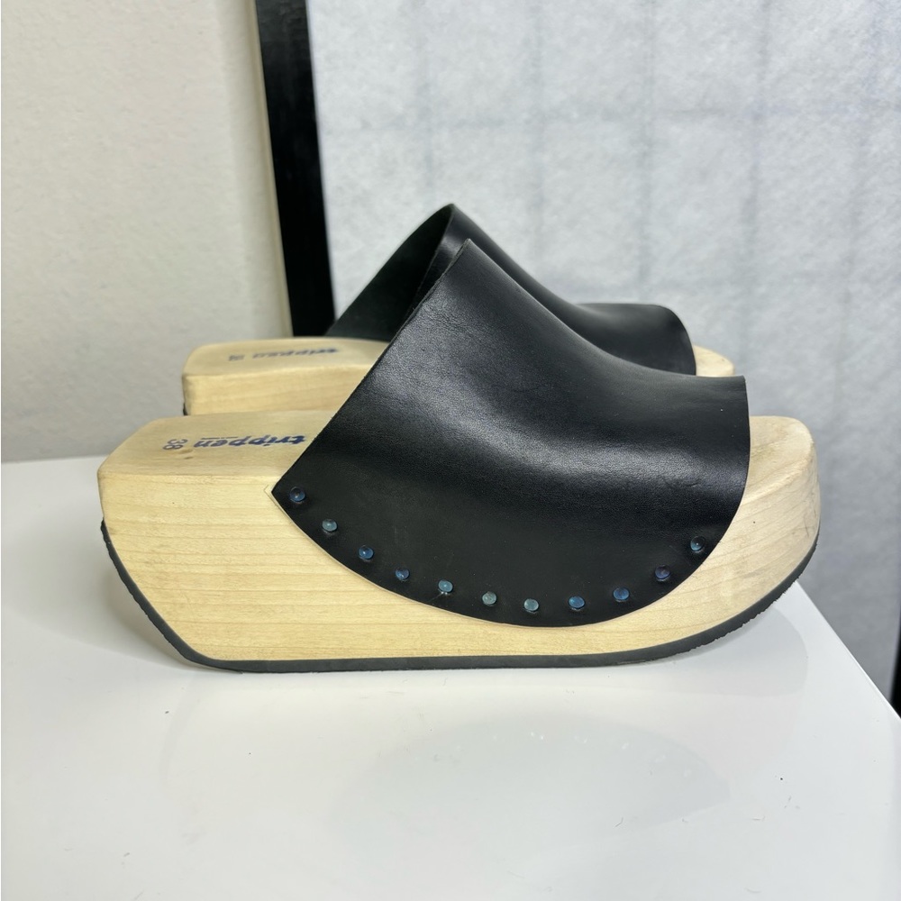 Trippen Egypt clogs sandals in Black size 38 US 7